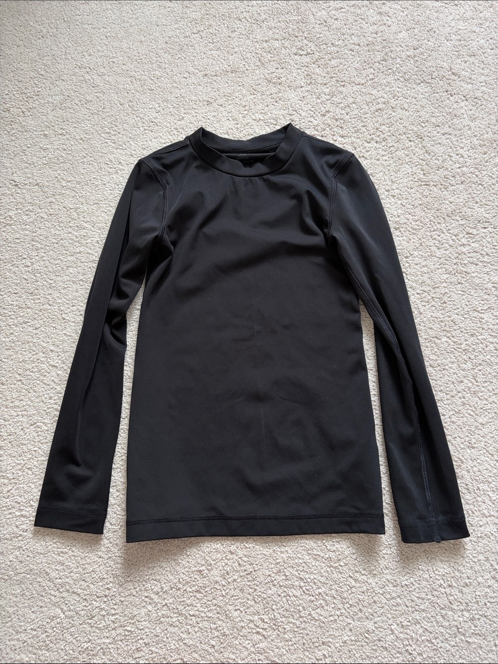 adidas Kids Long-Sleeve Black Performance Top